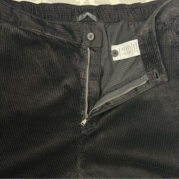 TRANSIT PAR SUCH women’s Tapered Trouser PANTS in black corduroy - Picture 10 of 12